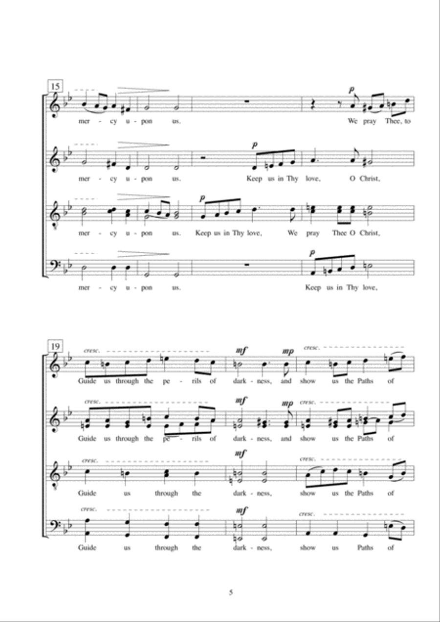 Father of Lights Father of Lights 4-Part scores gallery preview page 5
