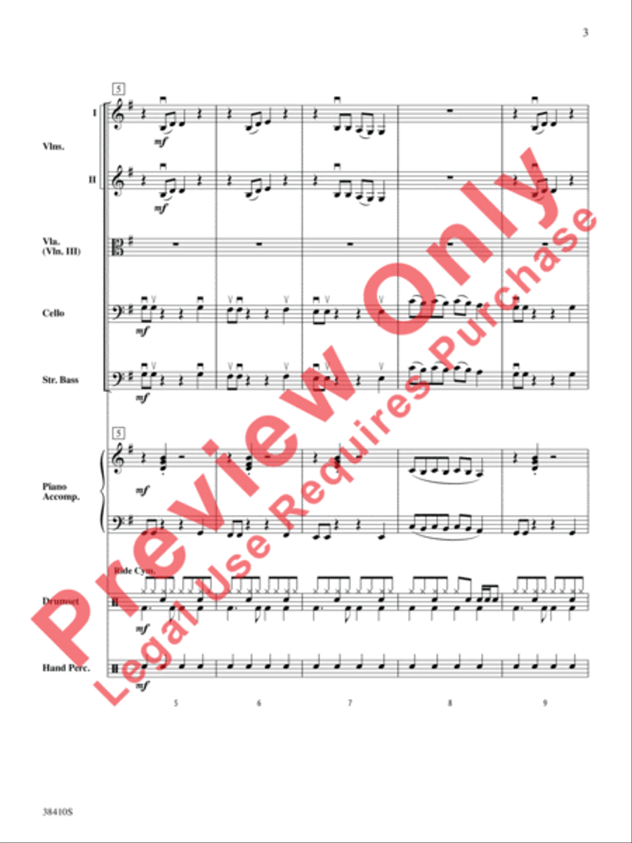 Any Way You Want It String Orchestra scores gallery preview page 4