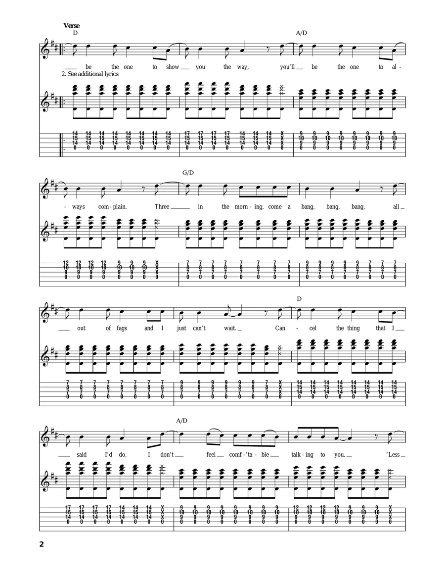 The Bucket The Bucket Acoustic Guitar scores gallery preview page 2