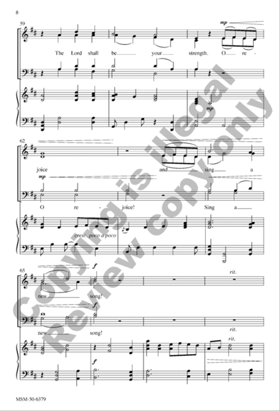 Rejoice and Sing 4-Part scores gallery preview page 8