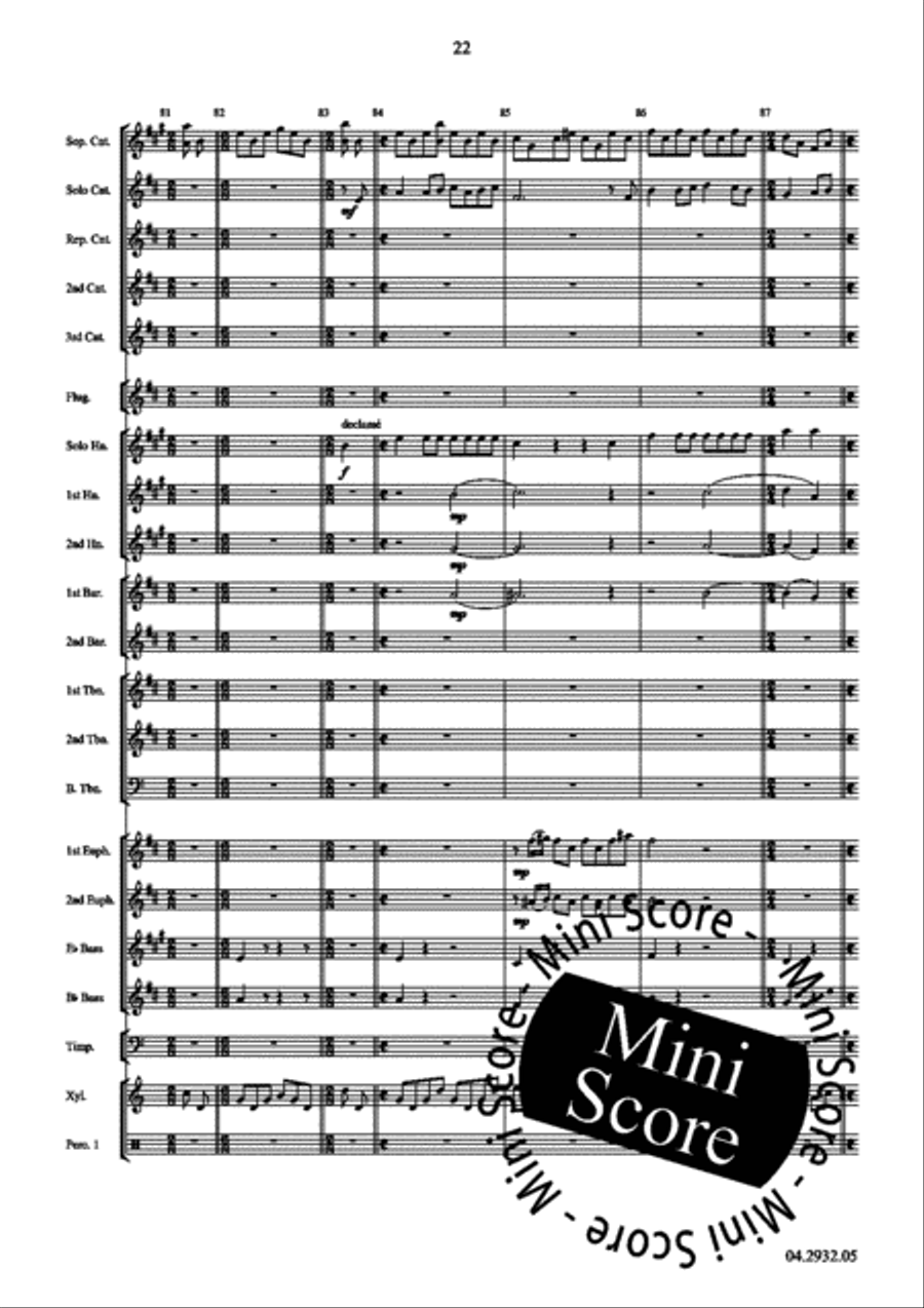 Pastorale Brass Band scores gallery preview page 26