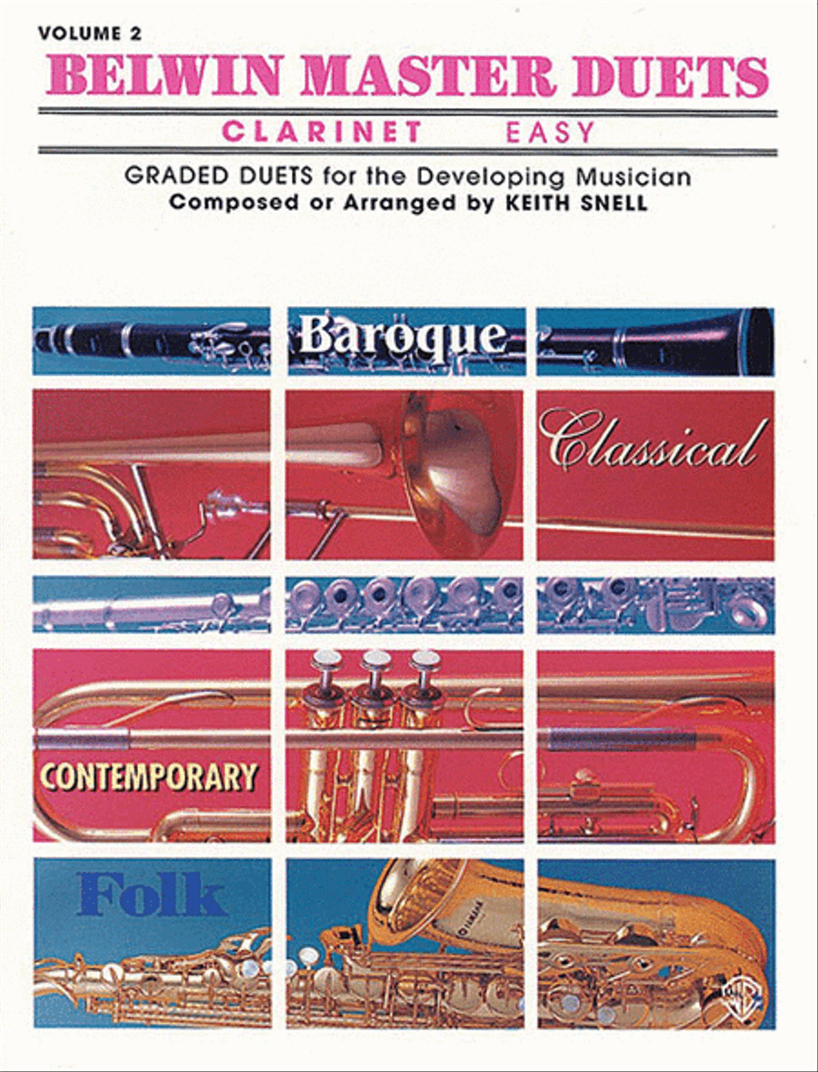 Belwin Master Duets (Clarinet), Volume 2 Clarinet Duet scores gallery preview page 1