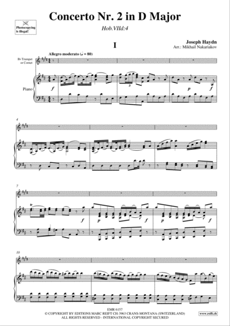 Concerto No. 2 Flugelhorn scores gallery preview page 4