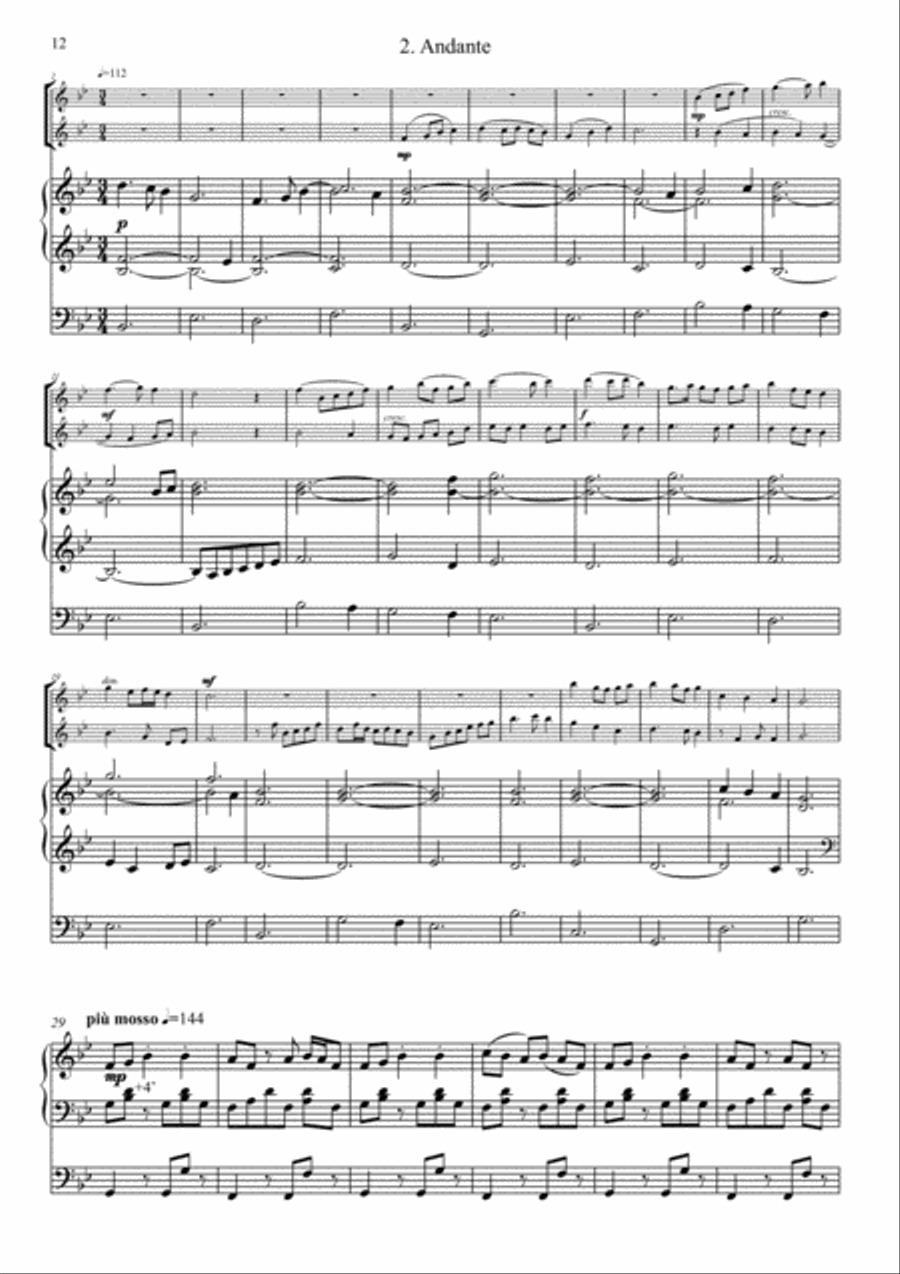 Trio Pieces for Flute (Piccolo), Violin (Oboe, Clarinet) & Organ Vol. 2 in Celtic Spirit Small Ensemble scores gallery preview page 4