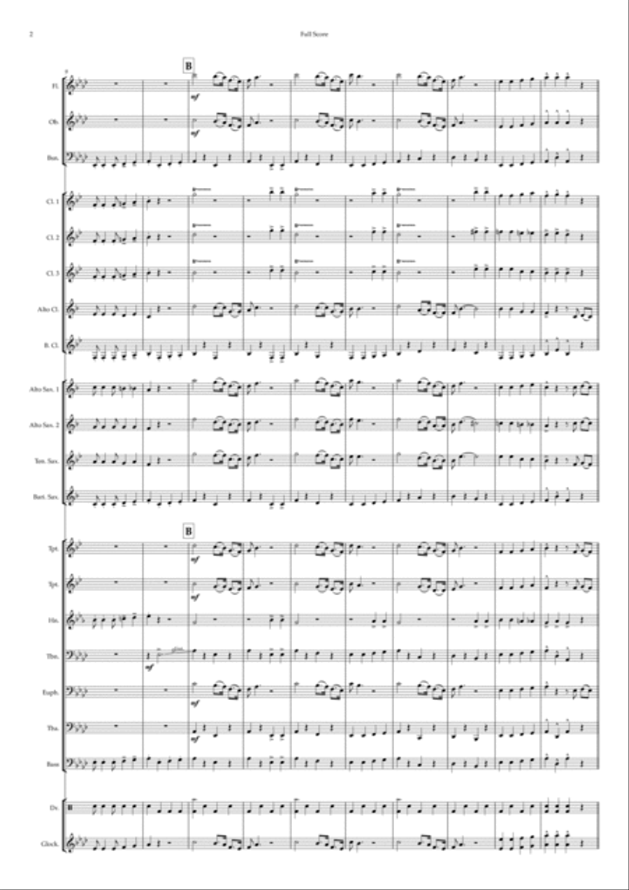 The Hokey Cokey The Hokey Cokey Concert Band scores gallery preview page 2
