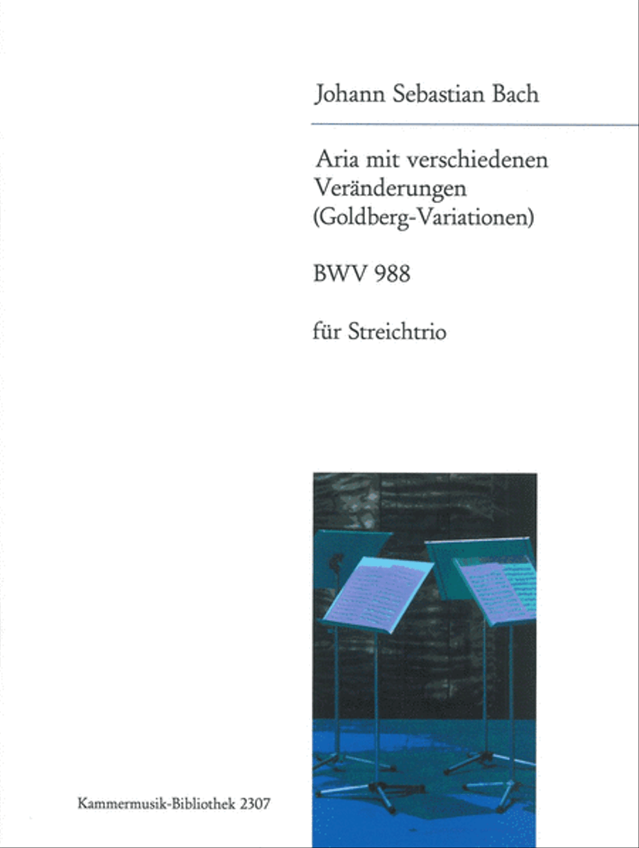 Book cover for Goldberg Variations BWV 988