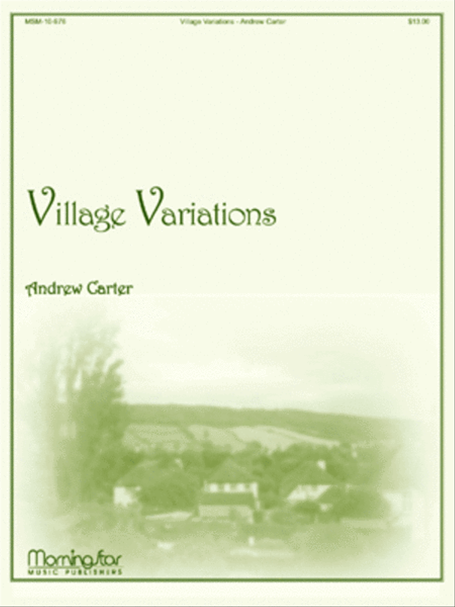 Village Variations Organ scores gallery preview page 1