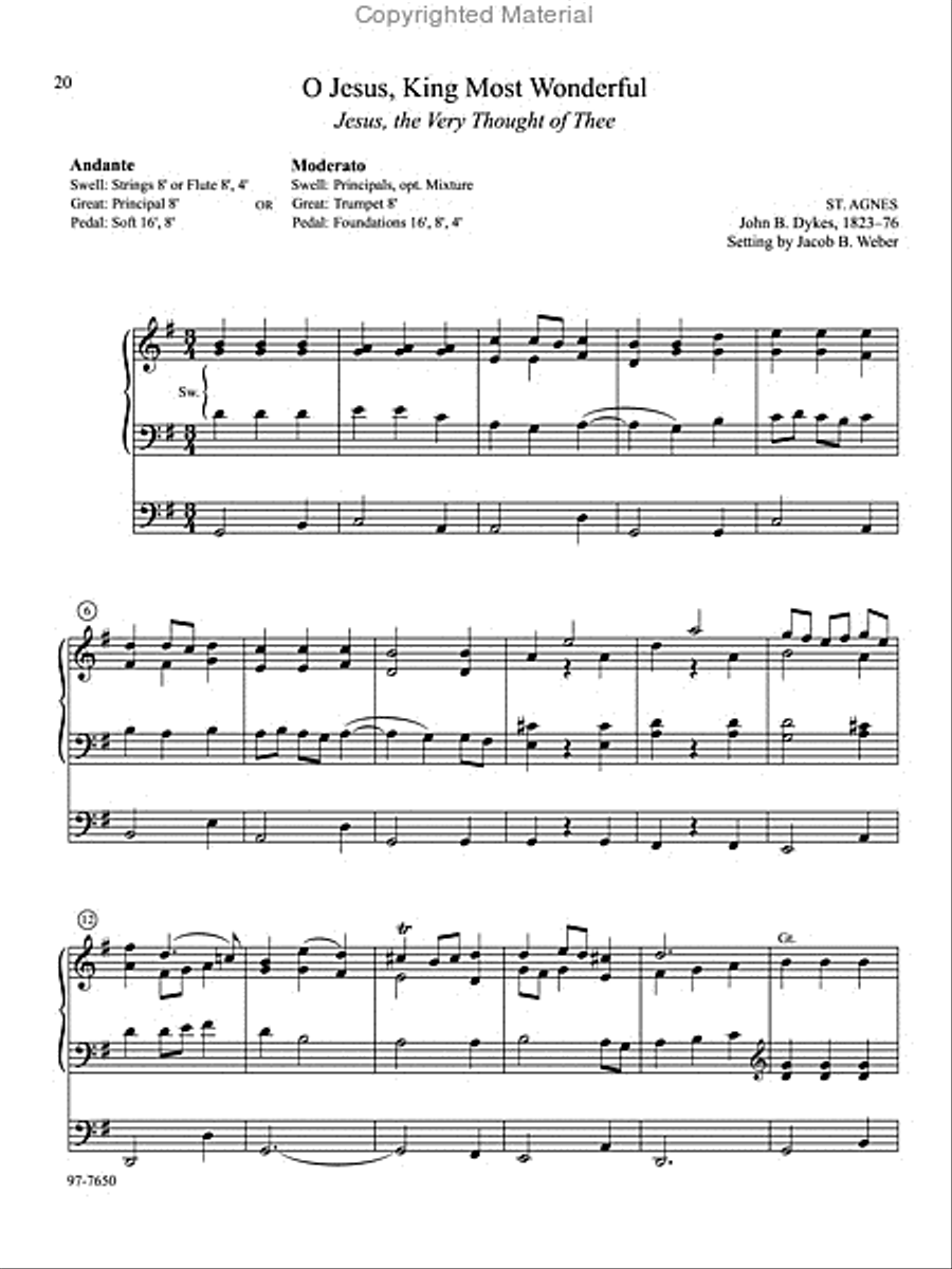 Soli Deo Gloria: Eight Distinctive Chorale Preludes for Every Organist, Set 3 Organ scores gallery preview page 9