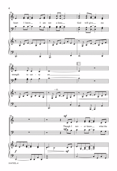 Faith to Carry On by Don Besig 4-Part - Sheet Music
