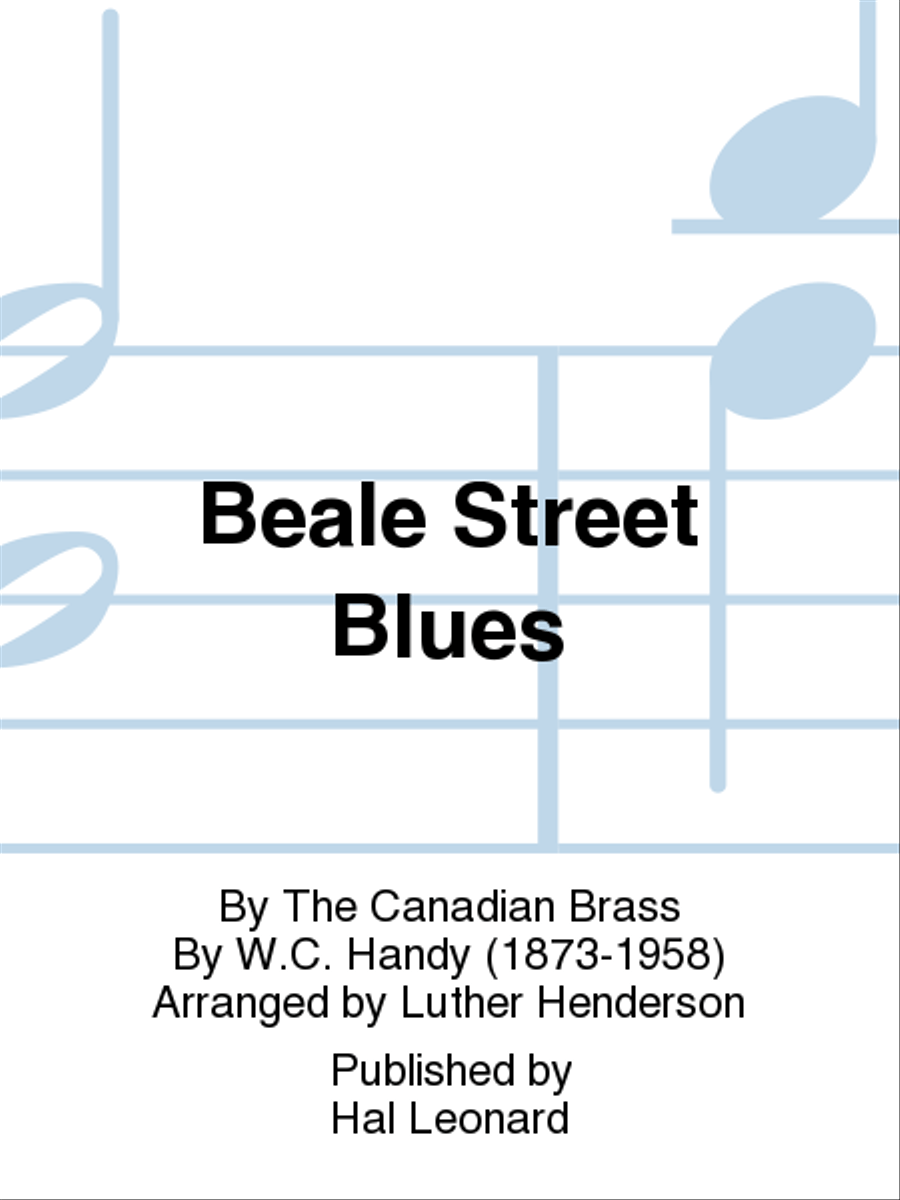 Beale Street Blues Beale Street Blues Brass Quintet scores gallery preview page 1