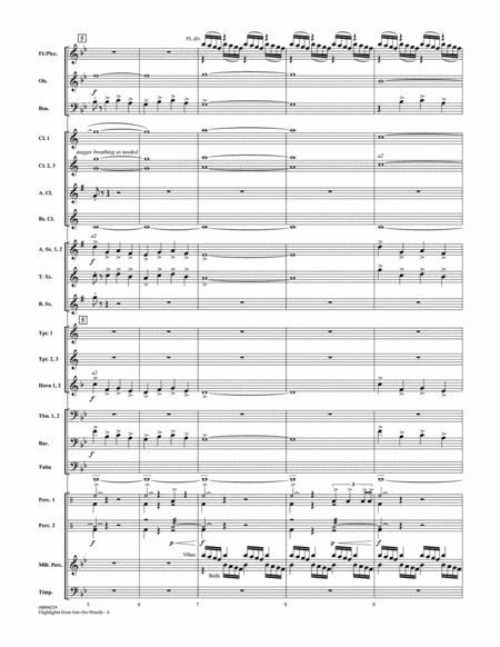 Highlights From Into The Woods - Conductor Score (Full Score)