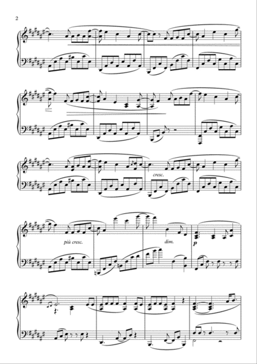 Naked Piano Solo scores gallery preview page 2