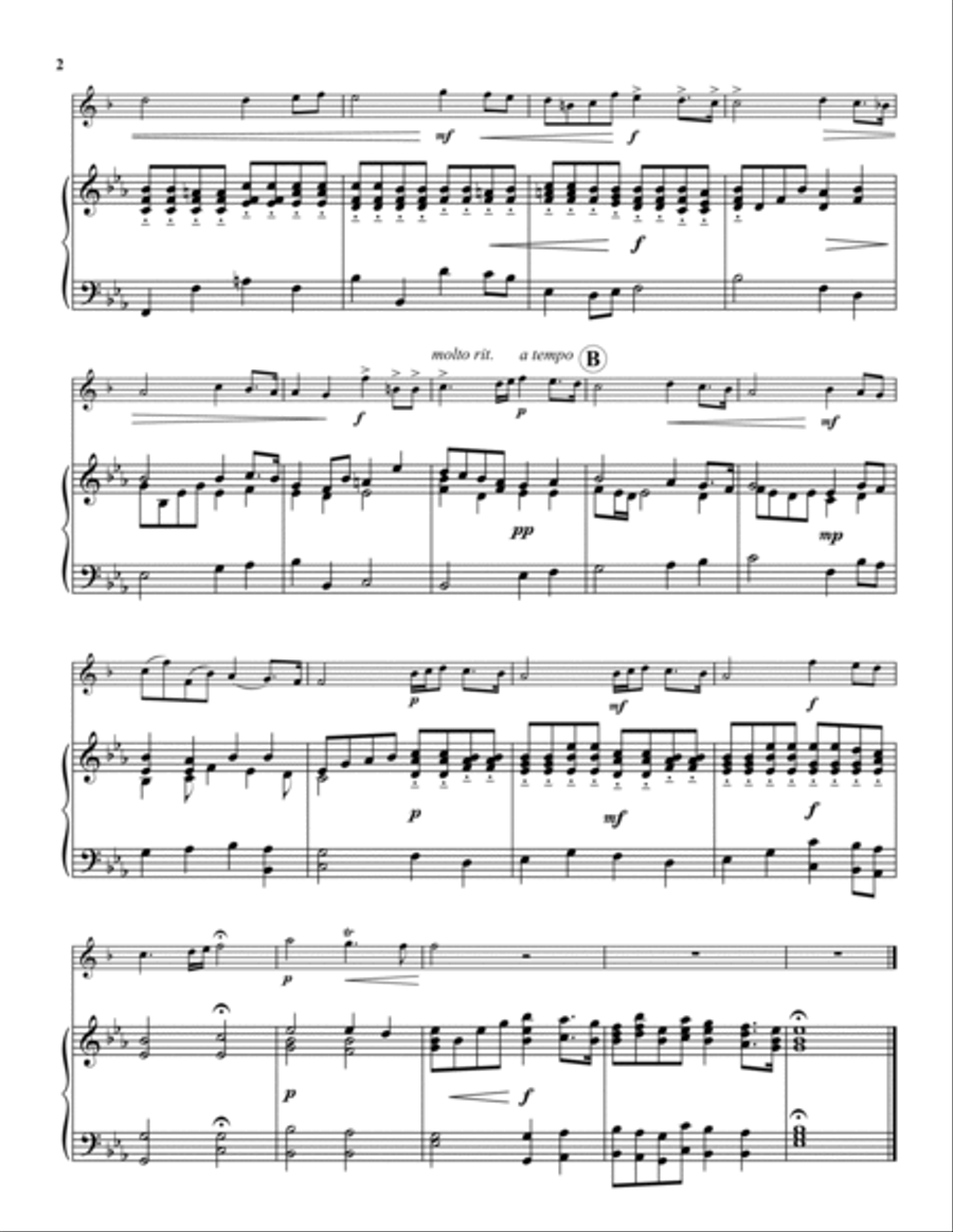 Three Italian Songs Trumpet Solo scores gallery preview page 2