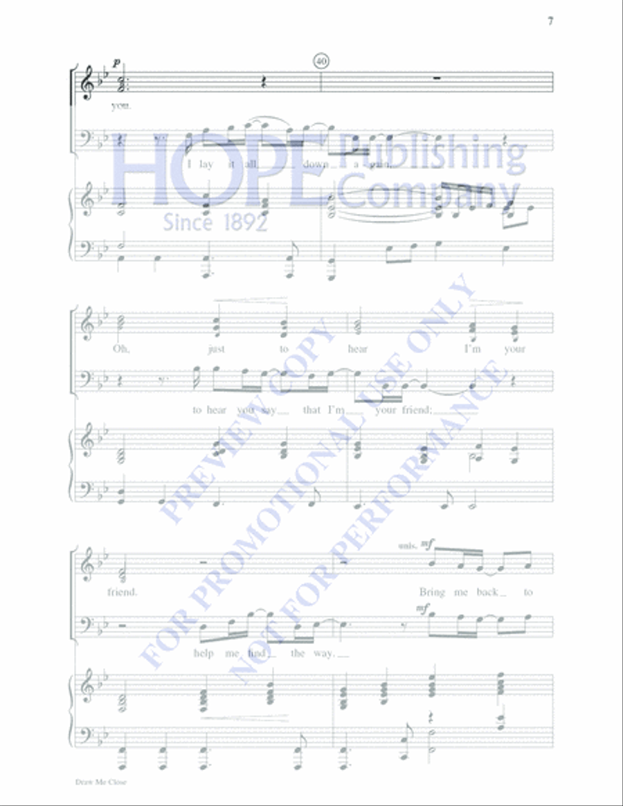 Draw Me Close 4-Part scores gallery preview page 7