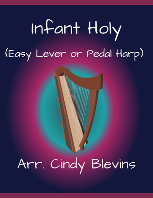 Infant Holy, for Easy Harp Solo