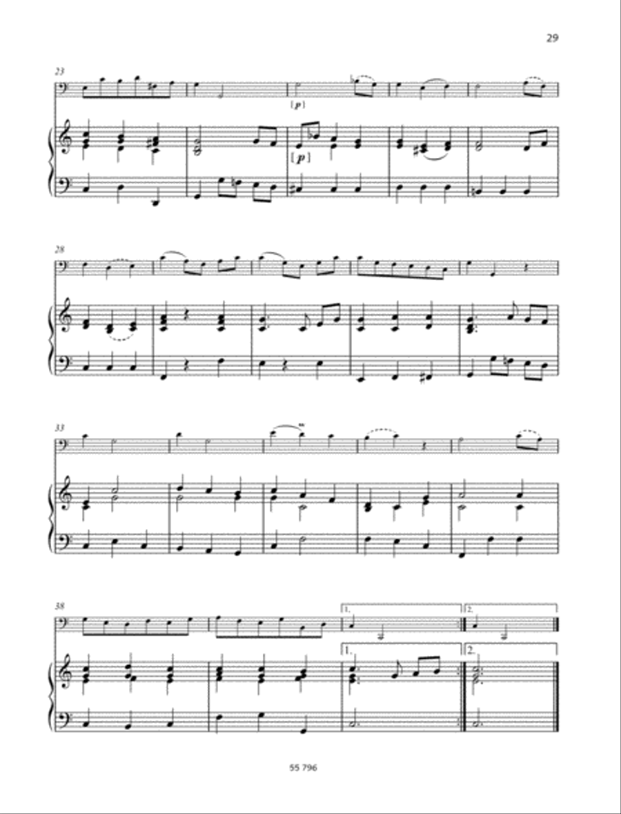 Menuetto Piano Accompaniment scores gallery preview page 2