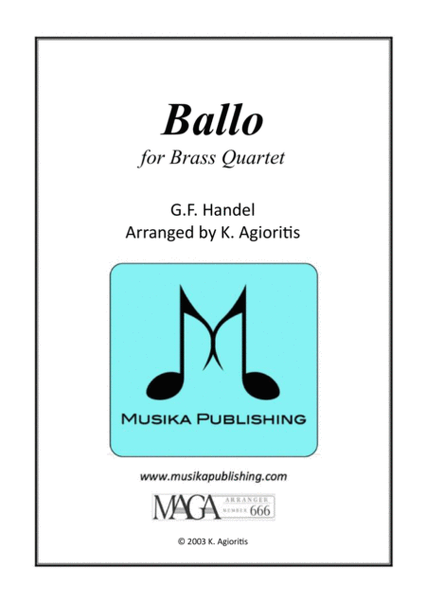 Ballo - for Brass Quartet image number null