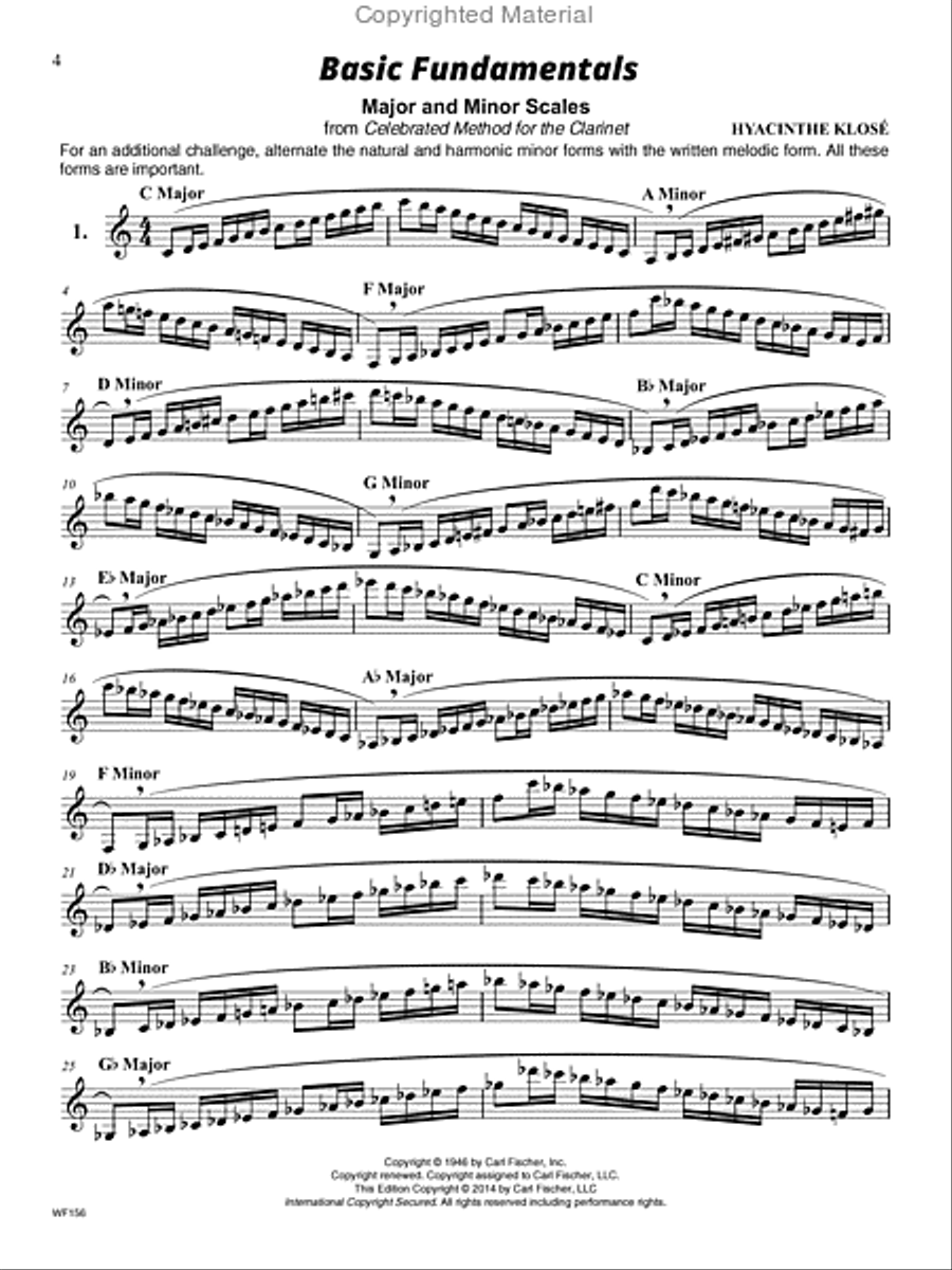 Student's Essential Studies for Clarinet B-Flat Clarinet scores gallery preview page 2