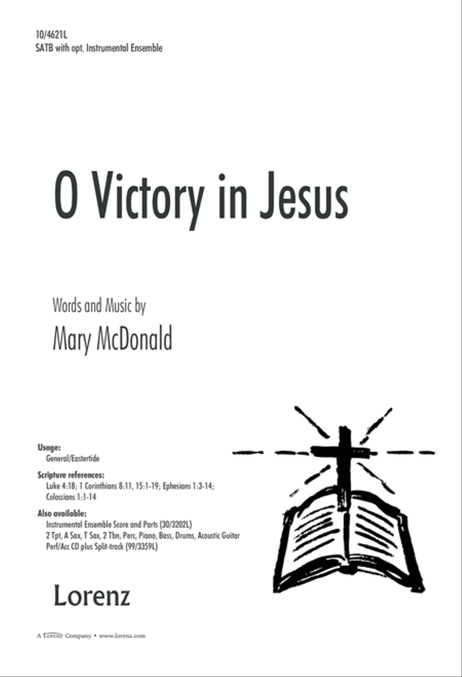 O Victory in Jesus 4-Part scores gallery preview page 2
