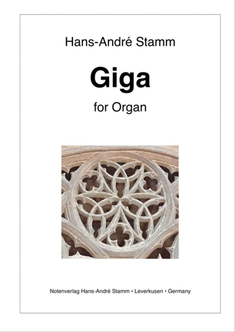 Giga for organ Organ Solo scores gallery preview page 1