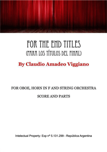 FOR THE END TITLES (PARA LOS TITULOS DEL FINAL) image number null