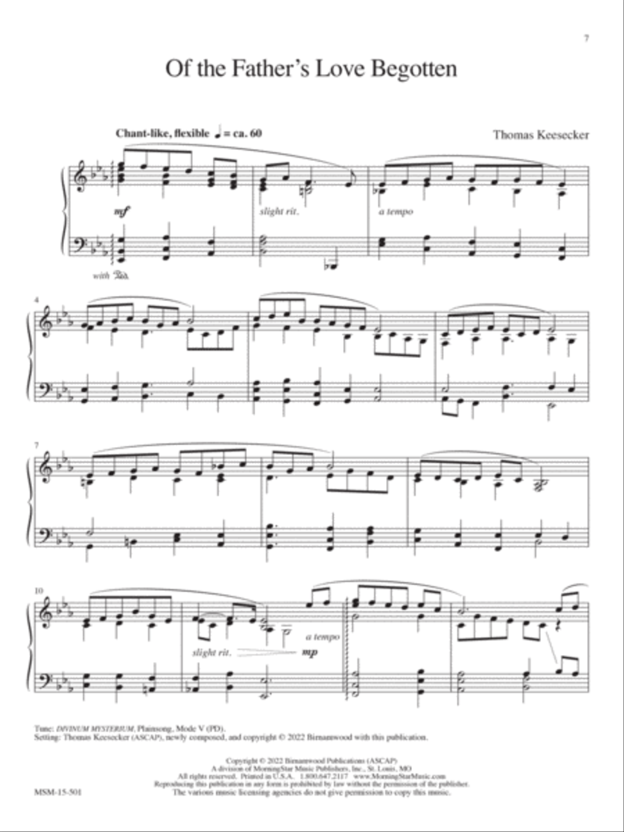 Wintertide Piano Solo scores gallery preview page 6