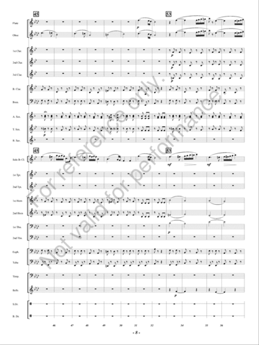Luisa di Montfort Luisa di Montfort Concert Band scores gallery preview page 9