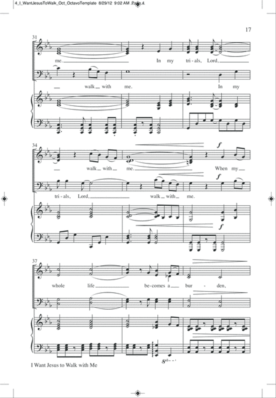 I Am the Lord of the Dance 4-Part scores gallery preview page 21