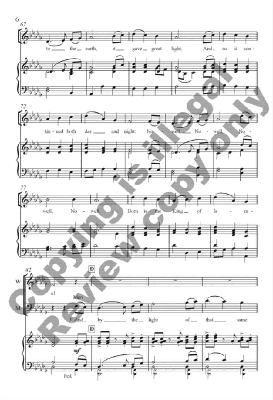 The First Nowell 4-Part scores gallery preview page 6