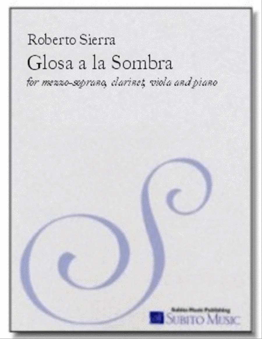 Glosa a la Sombra Glosa a la Sombra Choir scores gallery preview page 1