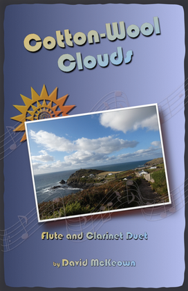 Book cover for Cotton Wool Clouds for Flute and Clarinet Duet