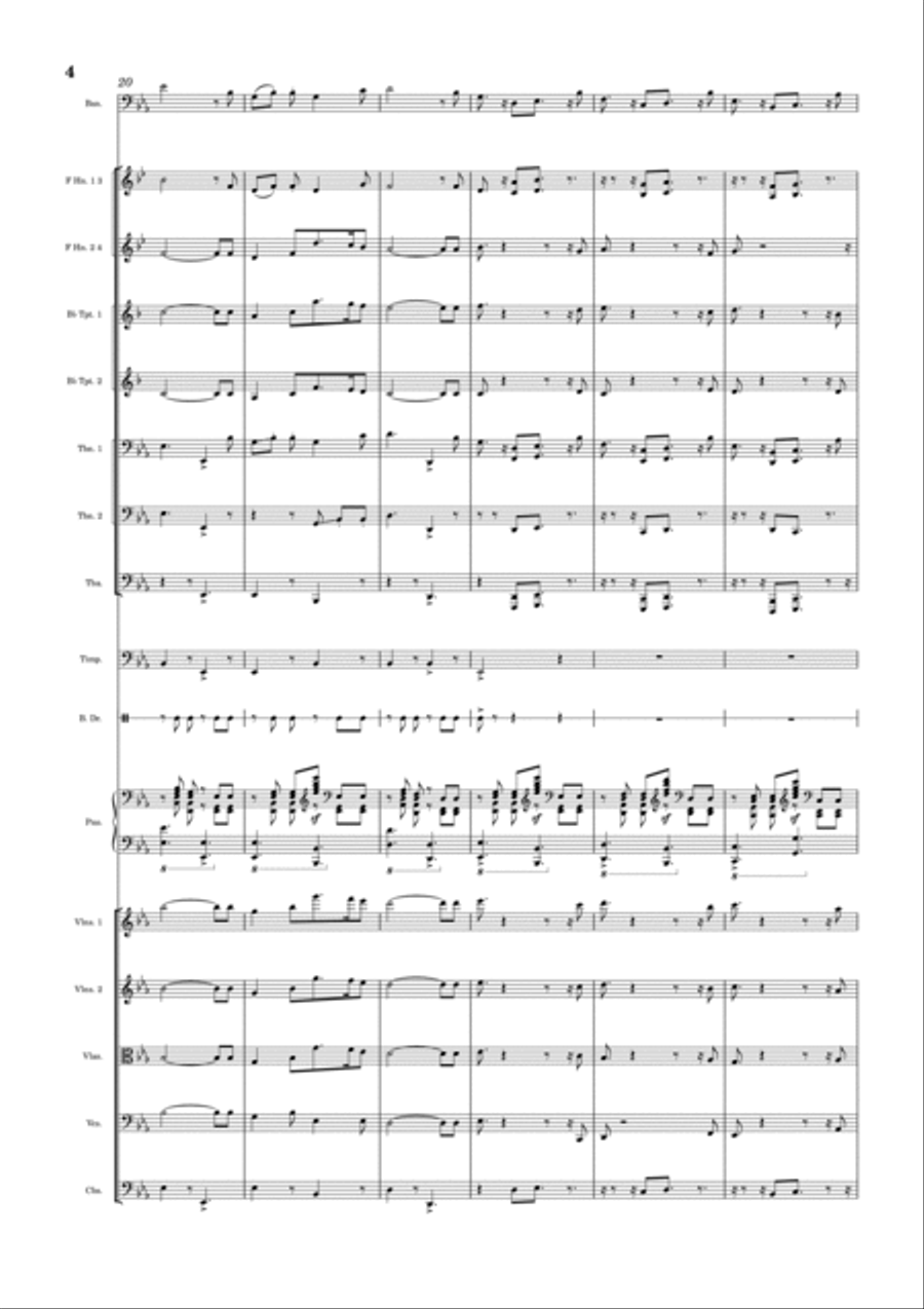 A Trip to the Zoo Movement II Large Ensemble scores gallery preview page 4