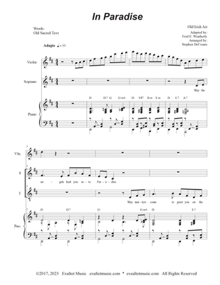 In Paradise (2-part choir - (Soprano and Tenor)
