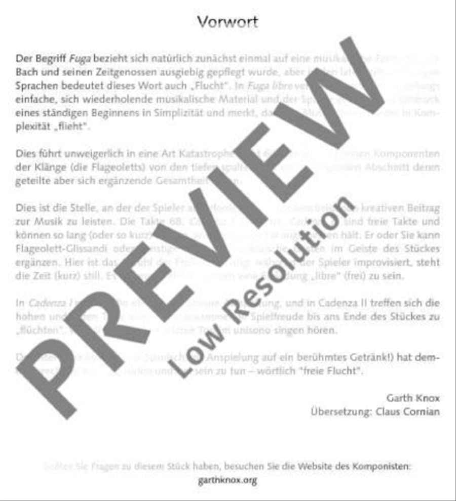 Fuga libre Viola Solo scores gallery preview page 8
