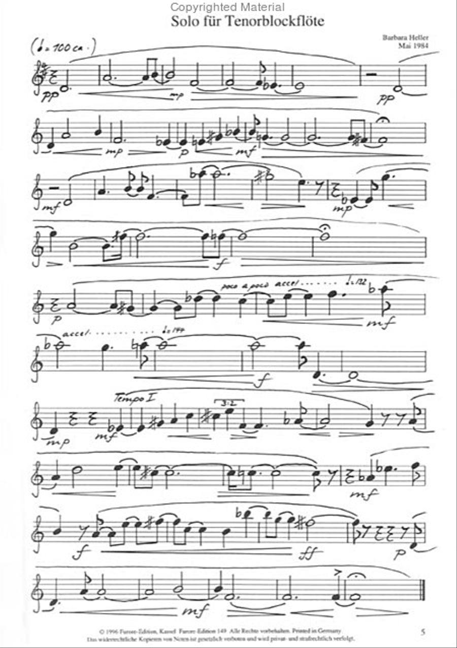 Wenn Tone auf Bananenstauden wachsen wurden - Soli und Duette Recorder scores gallery preview page 2
