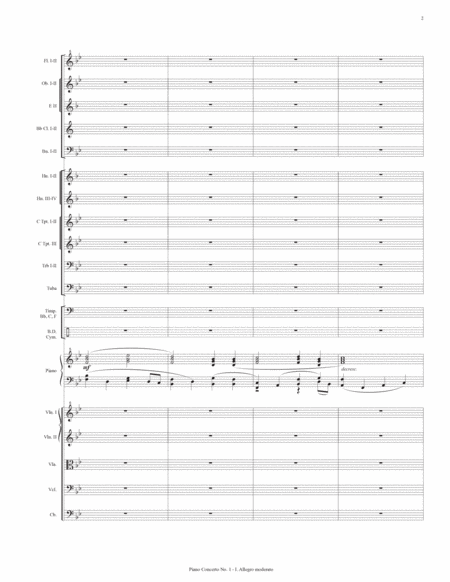 Piano Concerto No. 1, Op. 53. (Conductors Score, Set of Parts, Solo Piano, 2 Piano Reduction) : by J