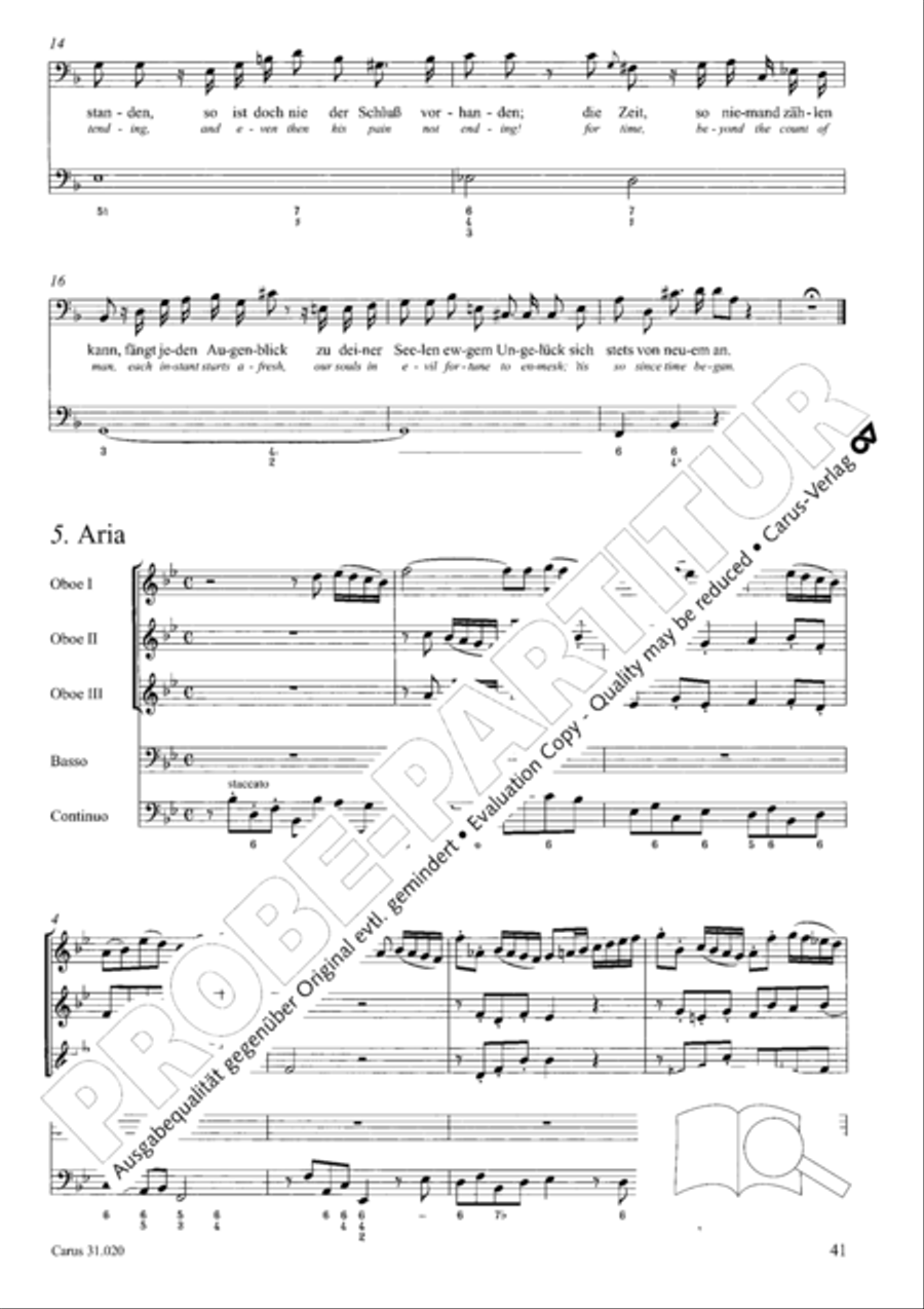 Eternity, thou thundrous word (O Ewigkeit, du Donnerwort) ATB scores gallery preview page 42