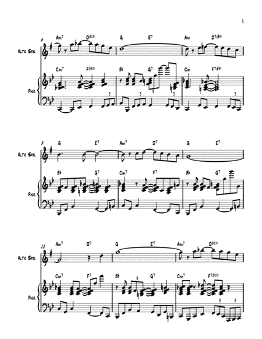 At Last Alto Saxophone scores gallery preview page 3