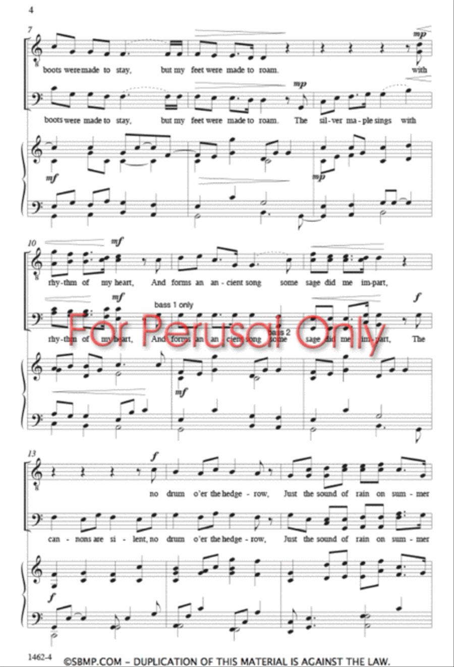 Dance for Love - TTBB Octavo TTBB scores gallery preview page 3