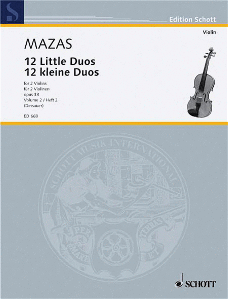 Duos Op. 38 – Book 2 String Duet scores gallery preview page 1