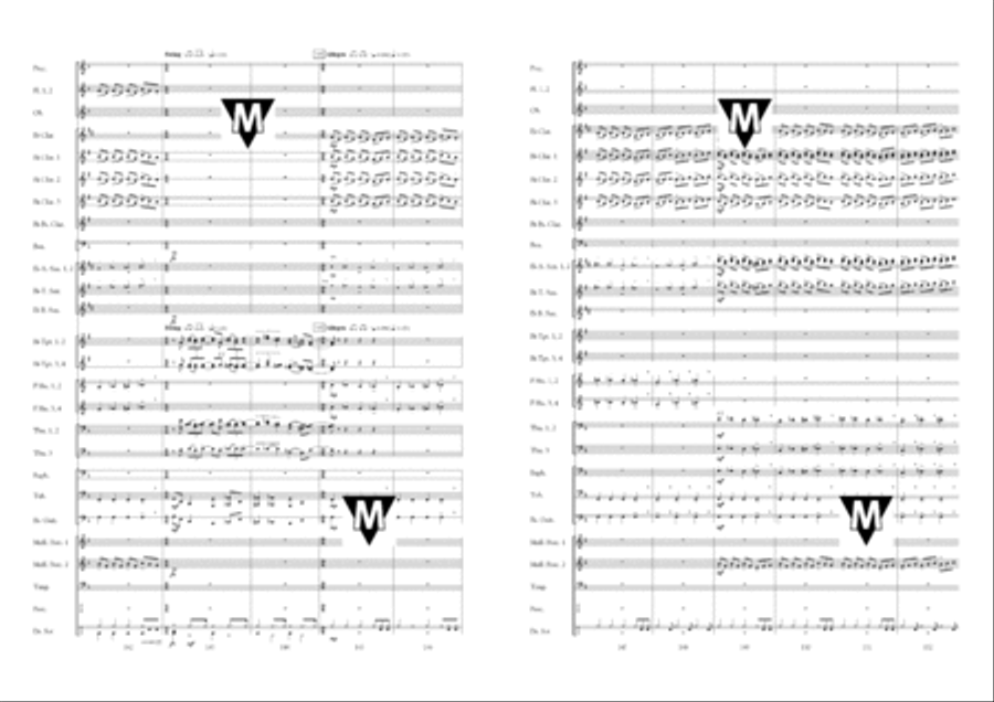 Blue Rondo a la Turk Concert Band scores gallery preview page 15