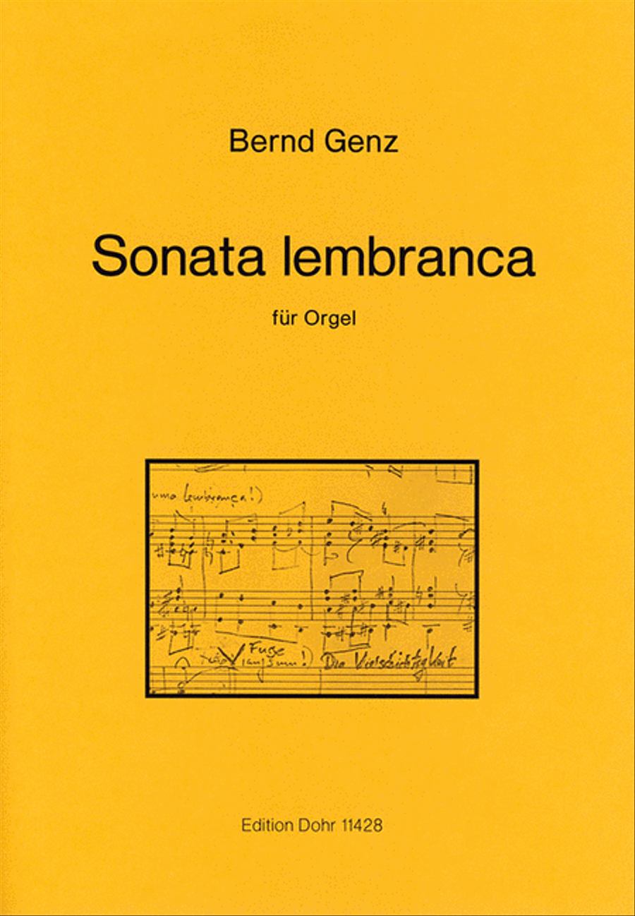 Sonata lembranca für Orgel (2008/09)