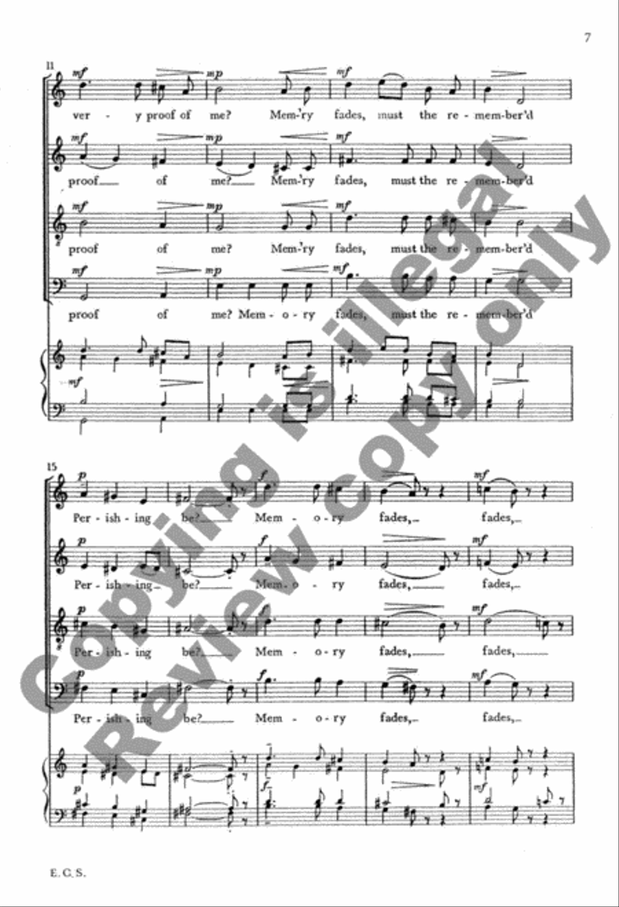 Fare Well 4-Part scores gallery preview page 18