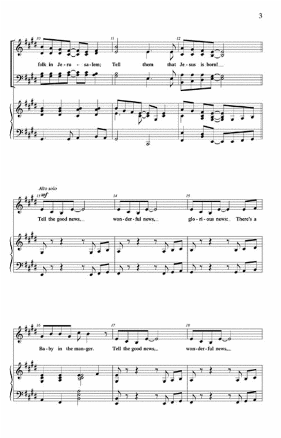 Tell the Good News Tell the Good News 4-Part scores gallery preview page 3