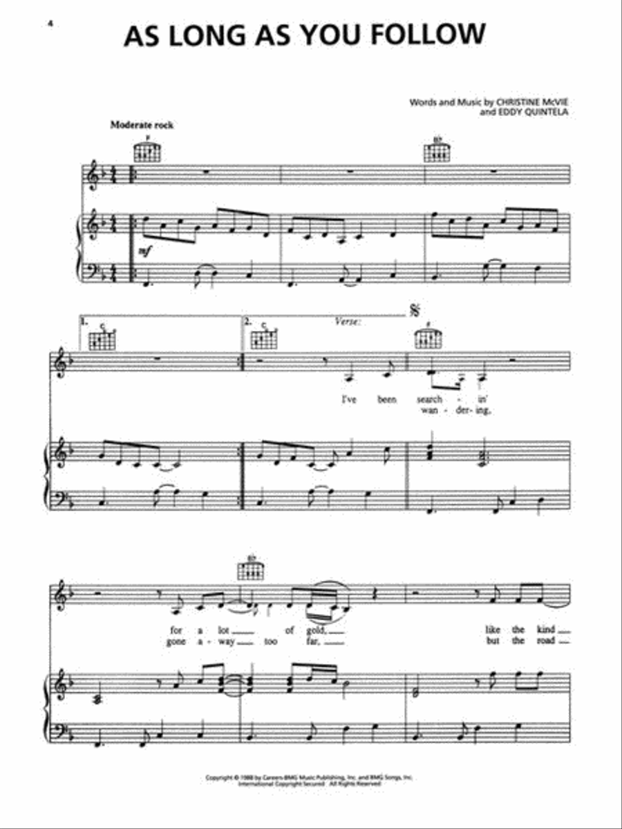 Anthology Piano, Vocal, Guitar scores gallery preview page 5