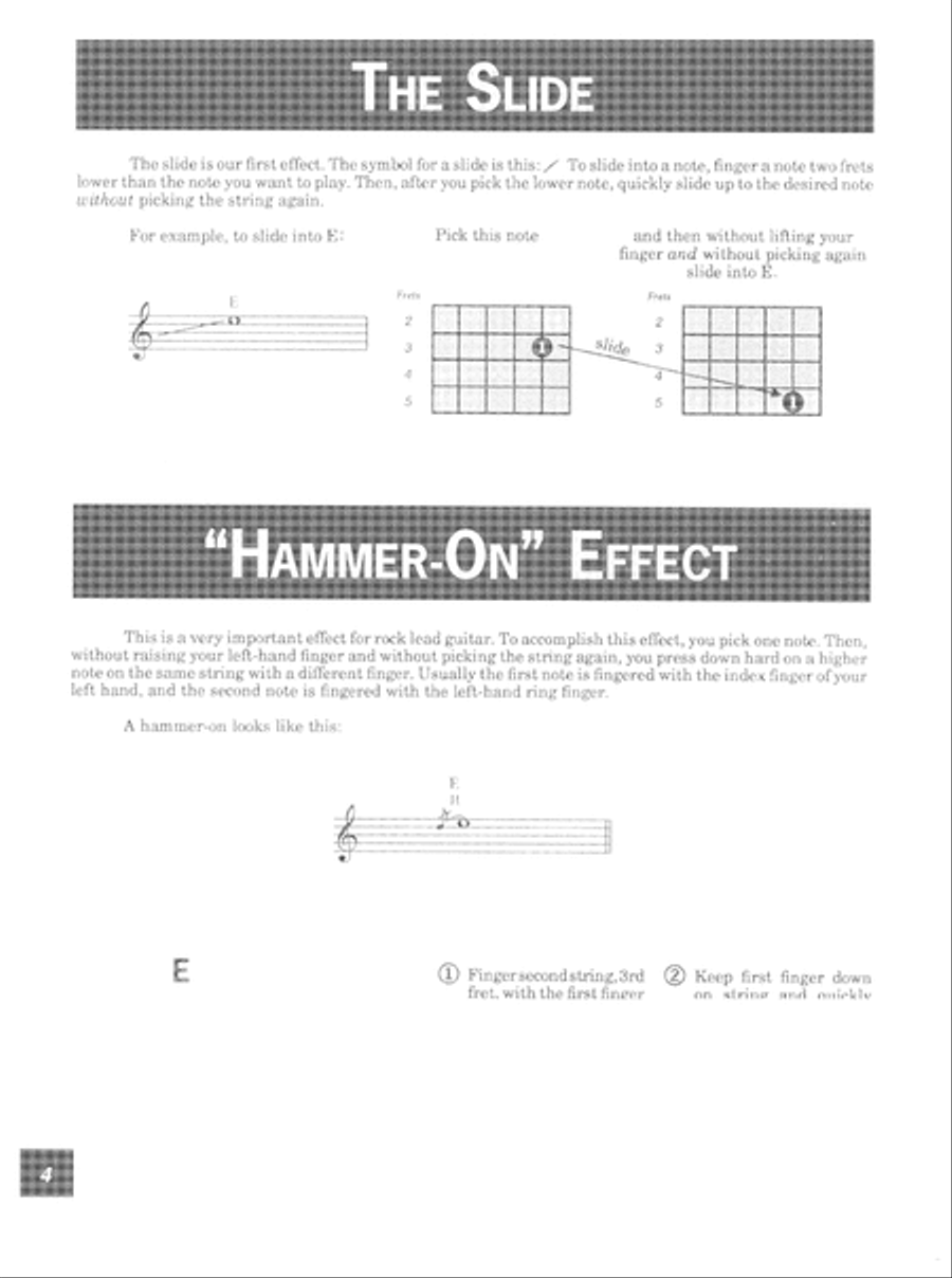 Easiest Rock Guitar Book Electric Guitar scores gallery preview page 5