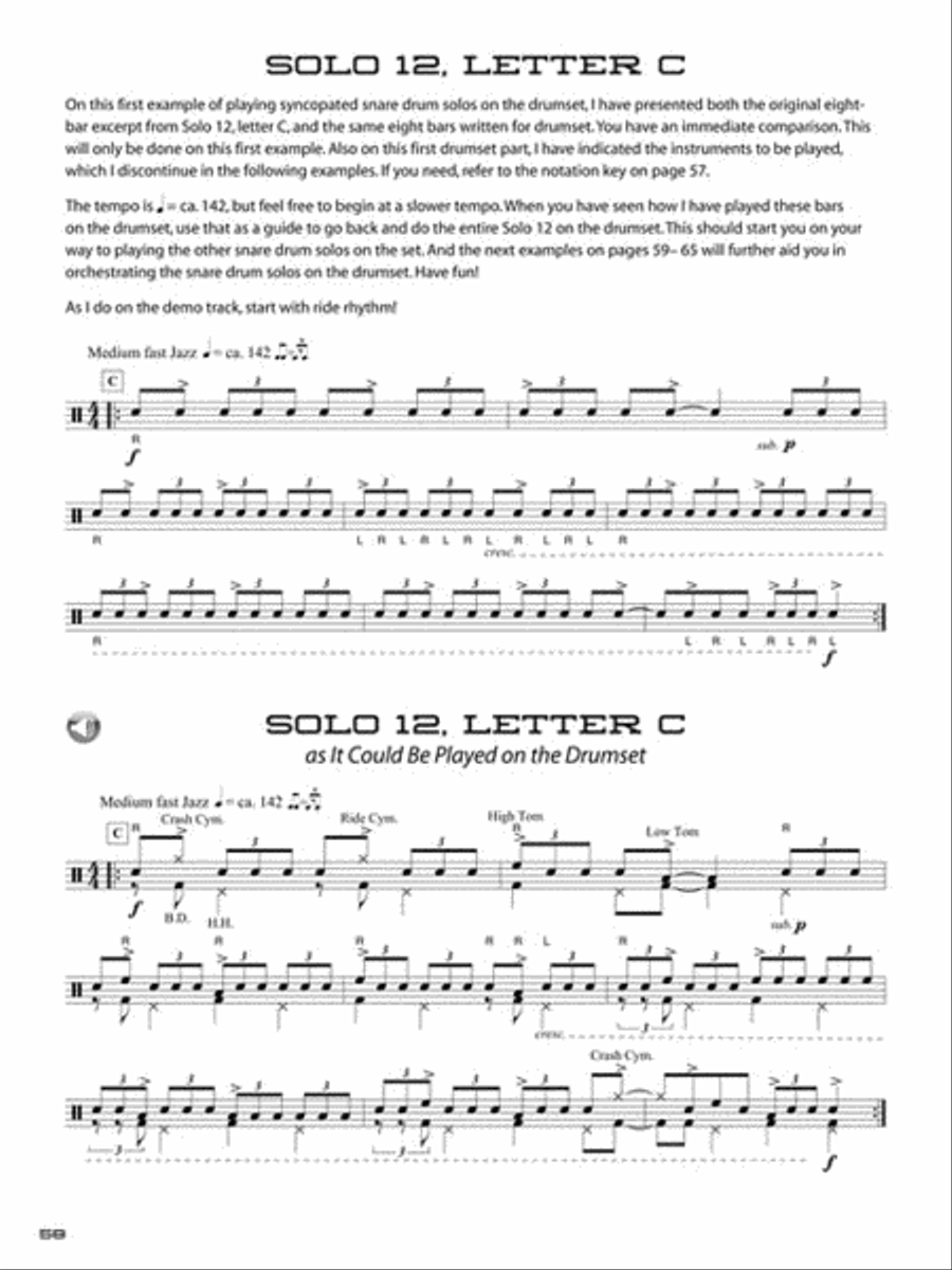 50 Syncopated Snare Drum Solos Snare Drum scores gallery preview page 5