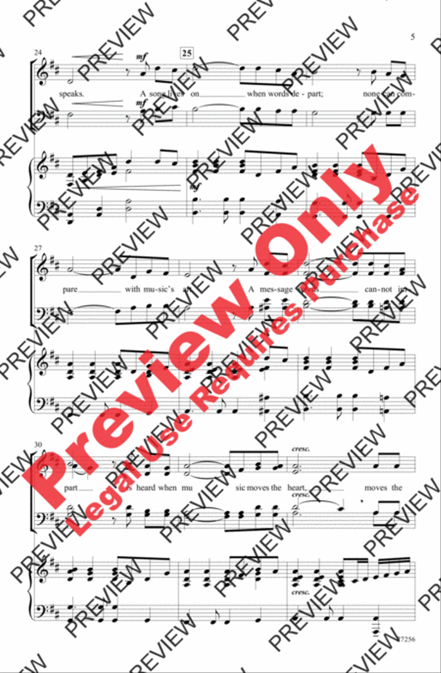 Music Speaks Music Speaks 4-Part scores gallery preview page 5