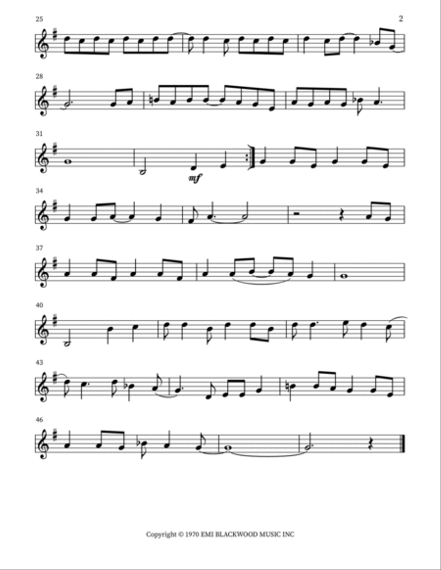 Put Your Hand In The Hand String Quartet scores gallery preview page 6