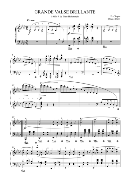 Waltz Op.34 No.1